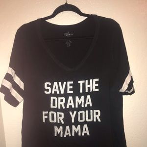 Torrid Black Football tee